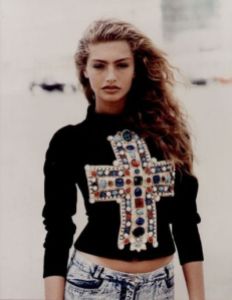 1988 Vogue Cover Featuring Michaela Bercu.